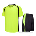 Nieuw model Red Black Soccer Jersey Set